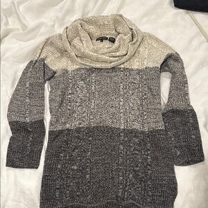 Women's Gray Gradient Sweater